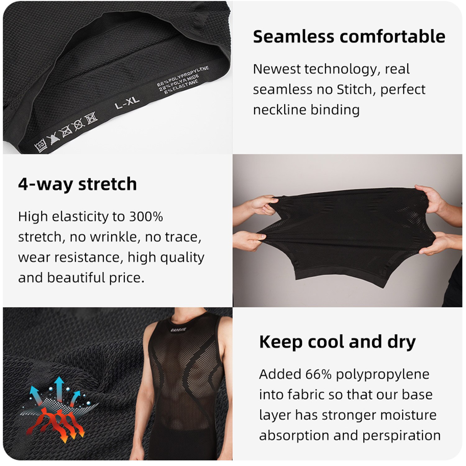 DAREVIE Cycling First Layer Ma - đánh giá và giá Sleeveless Undershirt