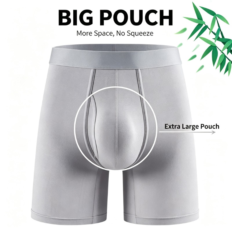 Big Pouch Men Bamboo Fiber Box - đánh giá và giá Bamboo Fiber Trunk