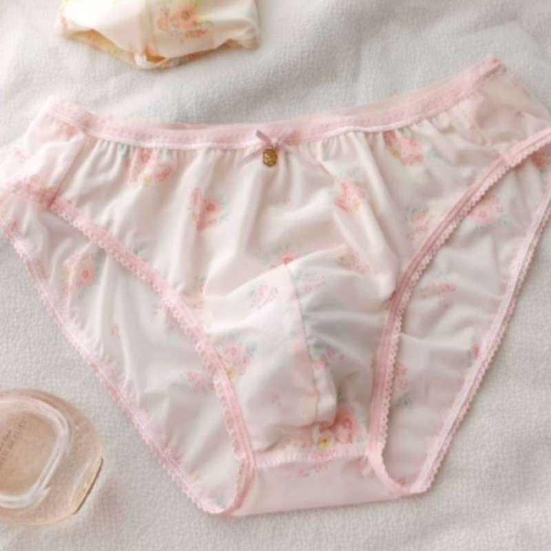 Japanese New Sweet Floral Bow  - đánh giá và giá Boxer Shorts Modal